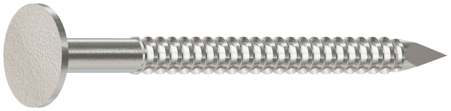 Simpson Strong-Tie S511ARNB Roofing Nail, Annular Ring Shank — 1-3/4 in. x .120 in. Type 304 Stainless Steel (25 lb.) (Pack of 64)