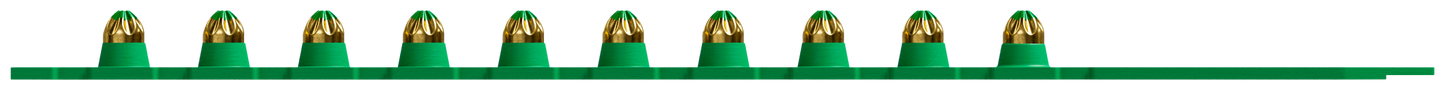 Simpson Strong-Tie P27SL3A P27SL 0.27-Caliber Plastic, 10-Shot Strip Loads, Green - Imported (100-Qty) (Pack of 100)
