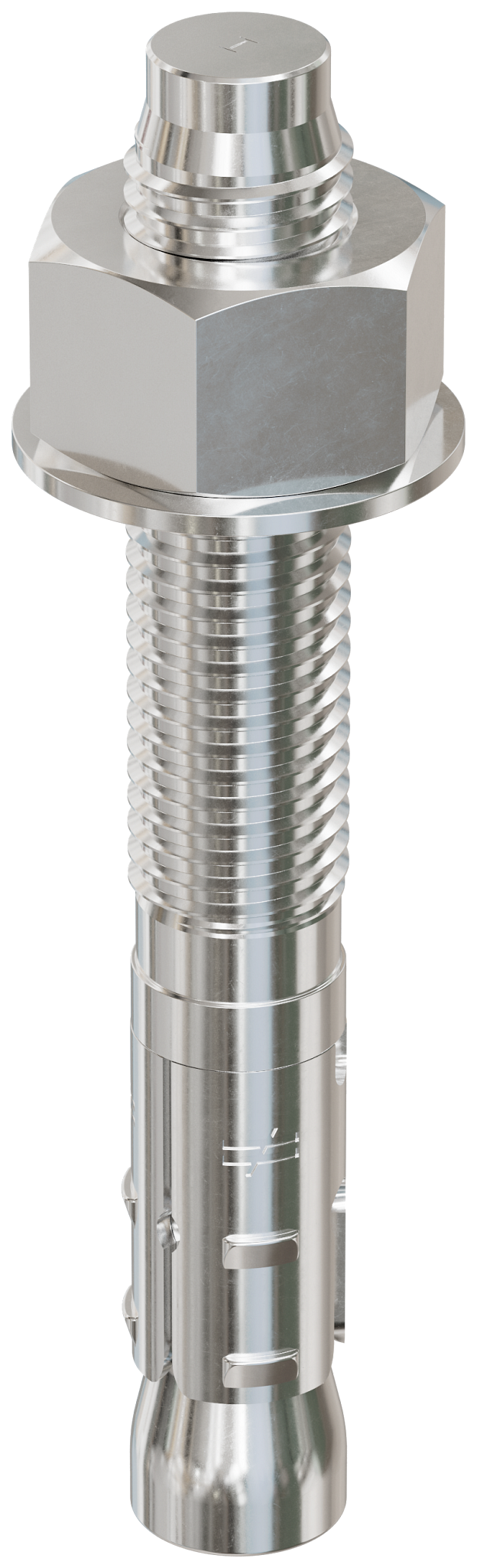 Simpson Strong-Tie STB2-75512S4F10 Strong-Bolt® 2 — 3/4 in. x 5-1/2 in. Type 304 Stainless-Steel Wedge Anchor, Fully Assembled (10-Qty)