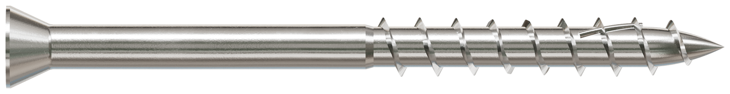 Simpson Strong-Tie S07200WP1 Deck-Drive™ DWP WOOD SS Screw — #7 x 2 in. T-15, Trim Head, Type 305 (1 lb.)