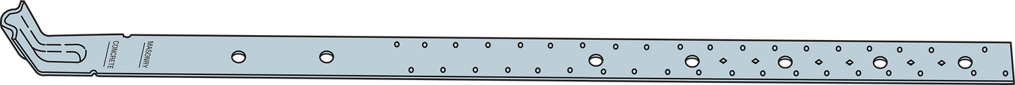 Simpson Strong-Tie PA68 PA 70 in. 12-Gauge Galvanized Purlin Anchor (Pack of 300)