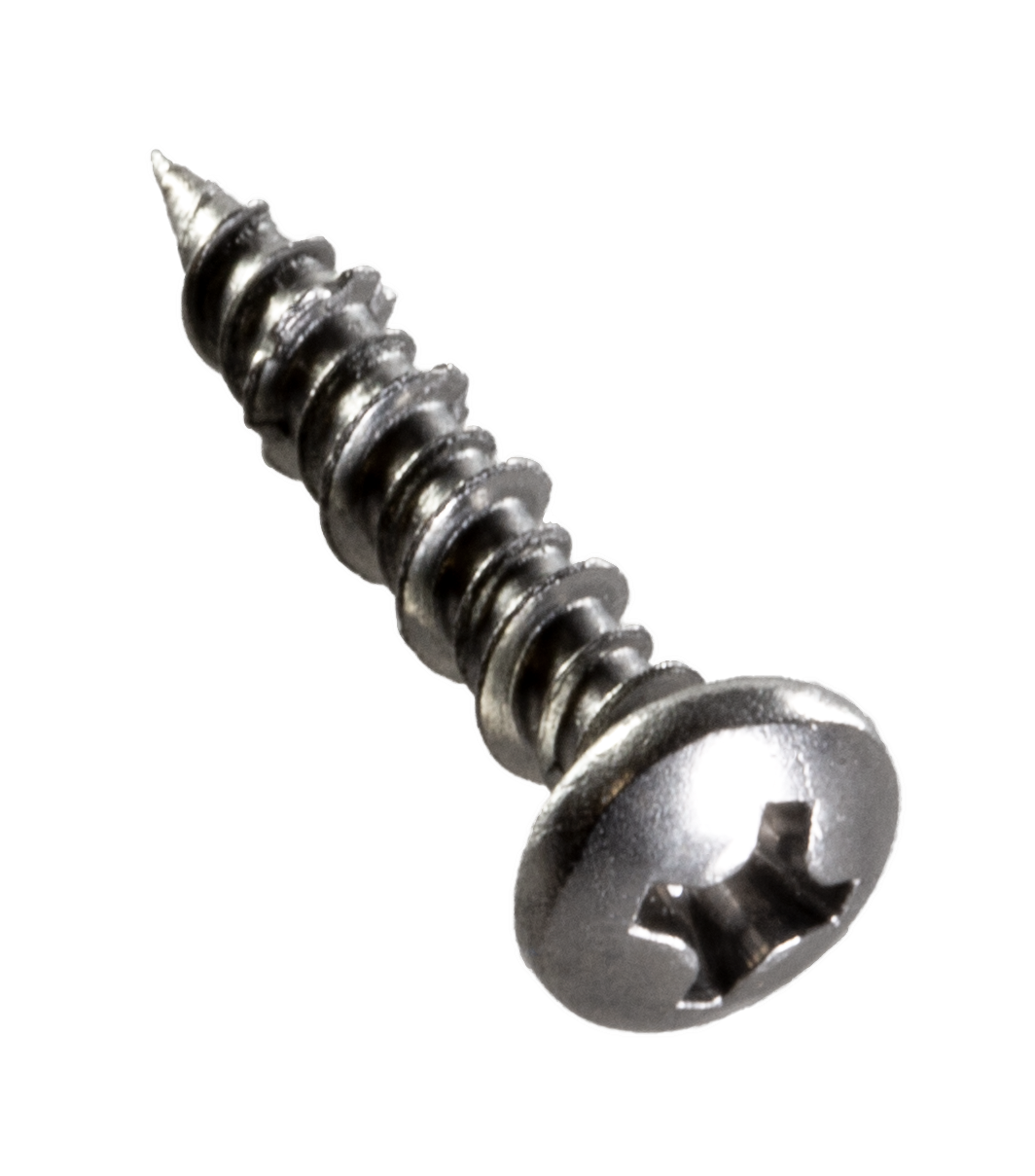 Simpson Strong-Tie T06J075PXC Marine Screw, Pan Head — #6 x 3/4 in. #2 Phillips Drive, Type 316 (100-Qty) (Pack of 10)
