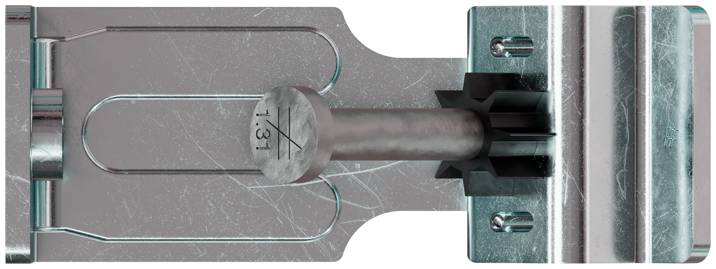Simpson Strong-Tie PTRHA4-131 PTRHA Powder-Actuated Threaded Rod Hanger for 1/4-in. Threaded Rod (50-Qty)