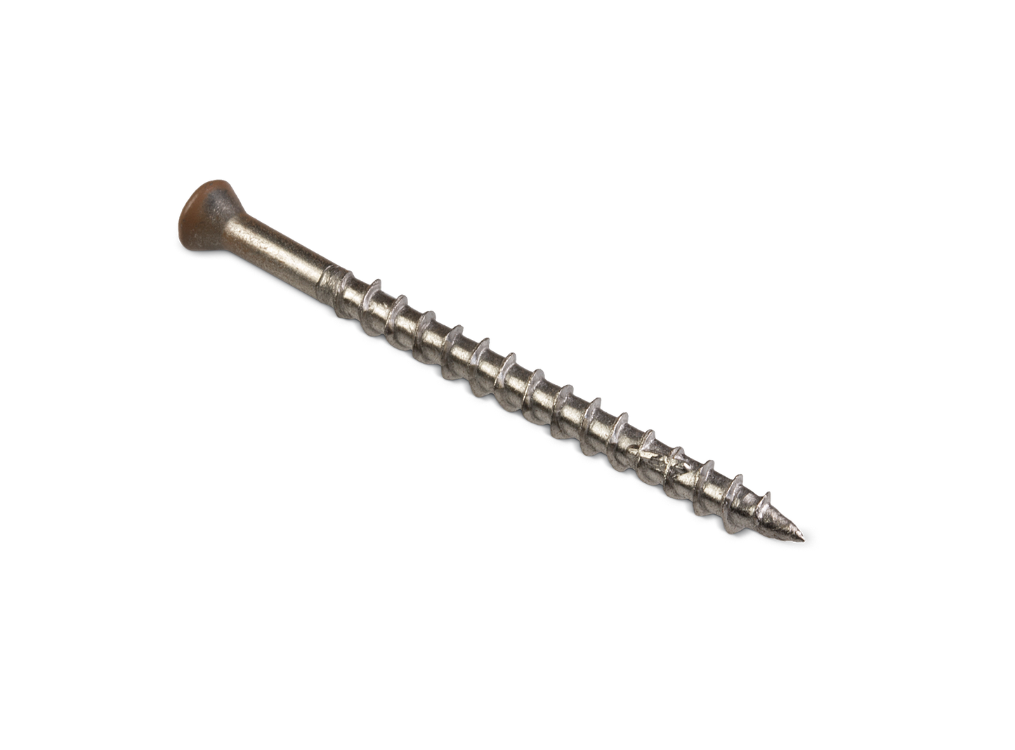 Simpson Strong-Tie T07225WJI Deck-Drive™ DWP WOOD SS Screw — #7 x 2-1/4 in. T-15, Trim Head, Type 316, Tan 03 (350-Qty) (Pack of 6)