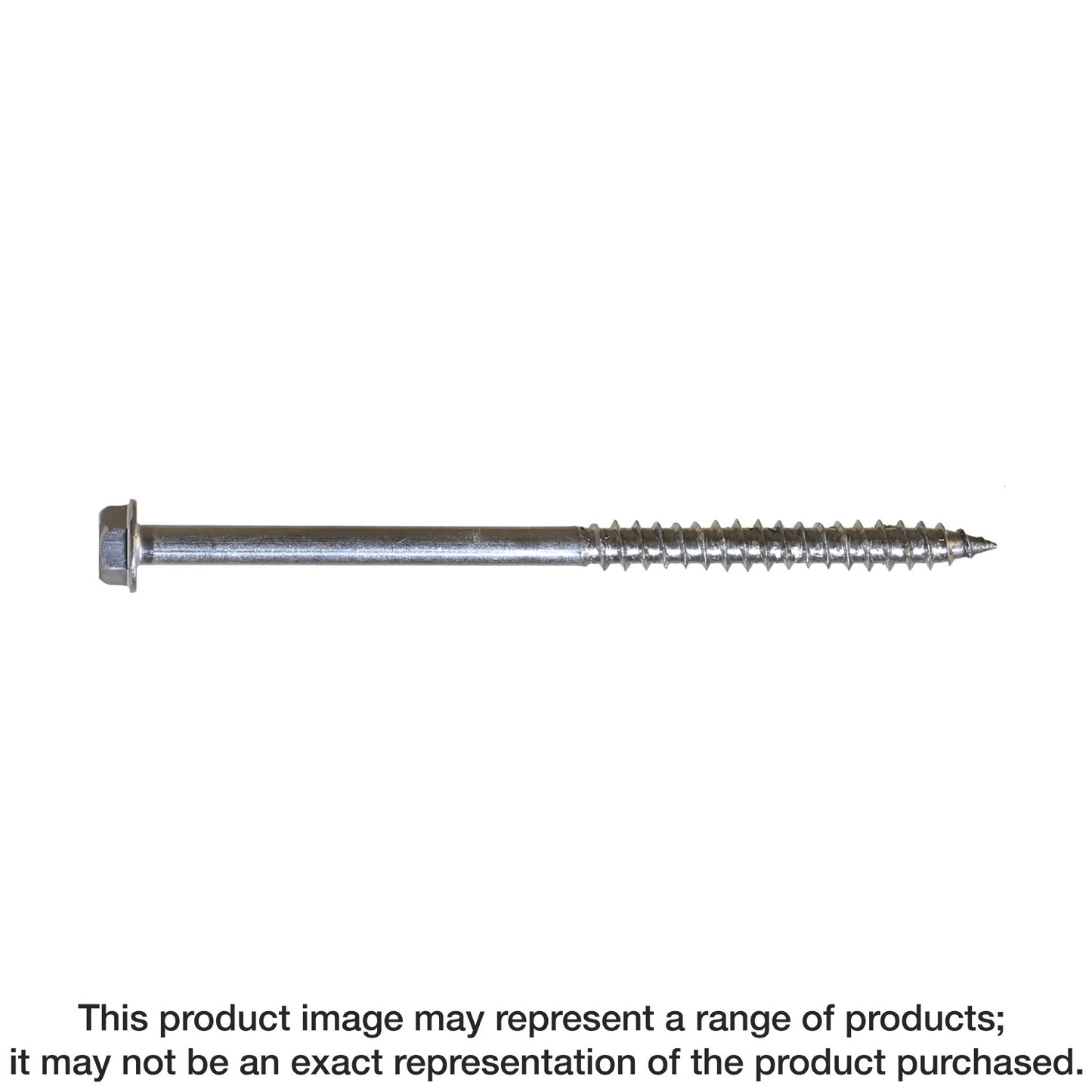 Simpson Strong-Tie SDWH27600SS-RP1 Strong-Drive® SDWH™ TIMBER-HEX SS Screw — 0.275 in. x 6 in. 1/2 Hex, Type 316 (Pack of 35)