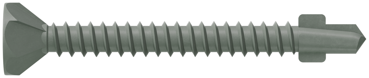 Simpson Strong-Tie CBSDQ158-3K CBSDQ Sheathing-to-CFS Screw — #8 x 1-5/8 in. #2 Square Undersized, Quik Guard® (3000-Qty) (Pack of 48)