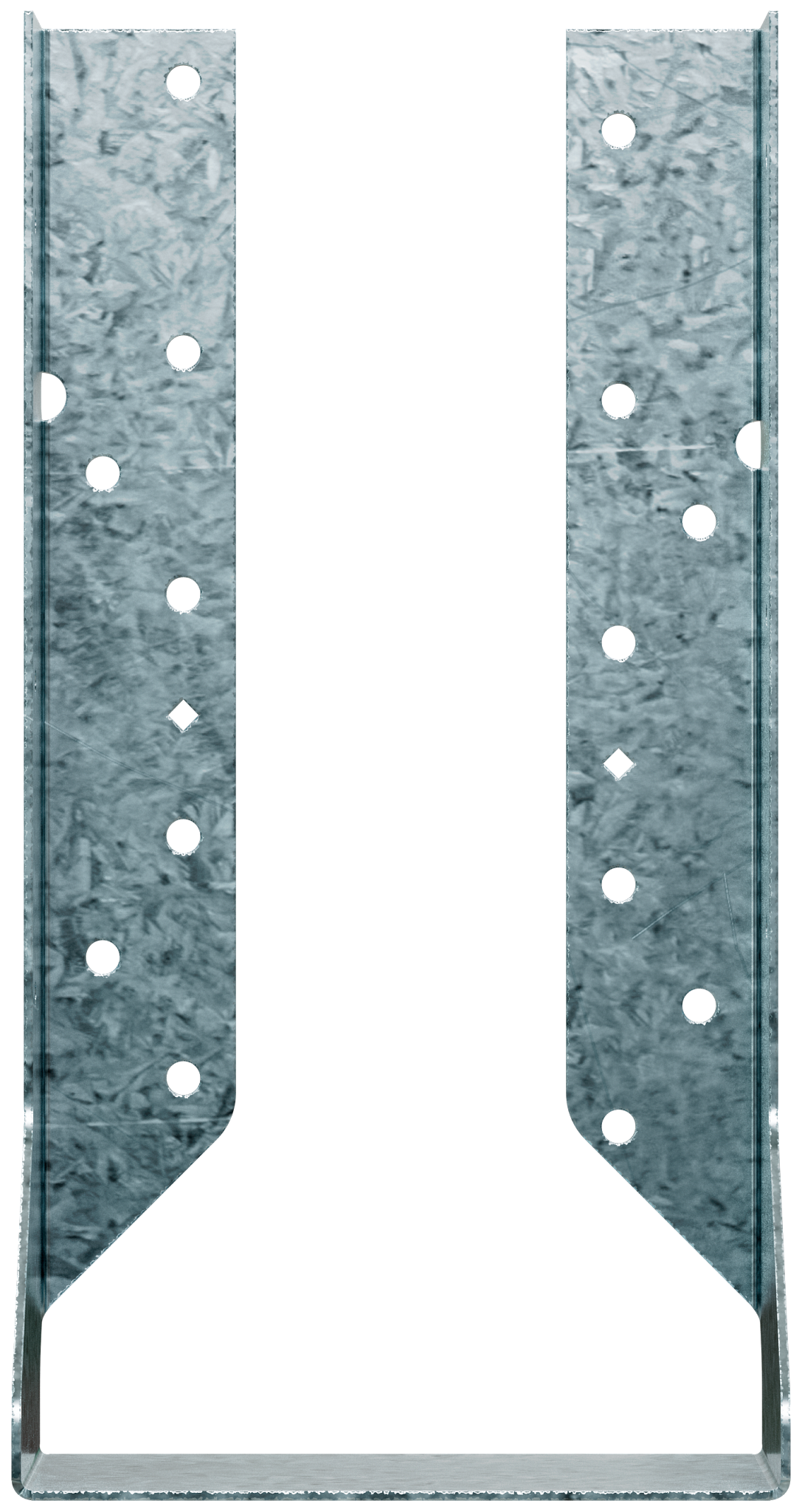 Simpson Strong-Tie HUCQ612Z-SDSG HUCQ ZMAX® Heavy Face-Mount Concealed-Flange Joist Hanger for 6x12 w/ Screws