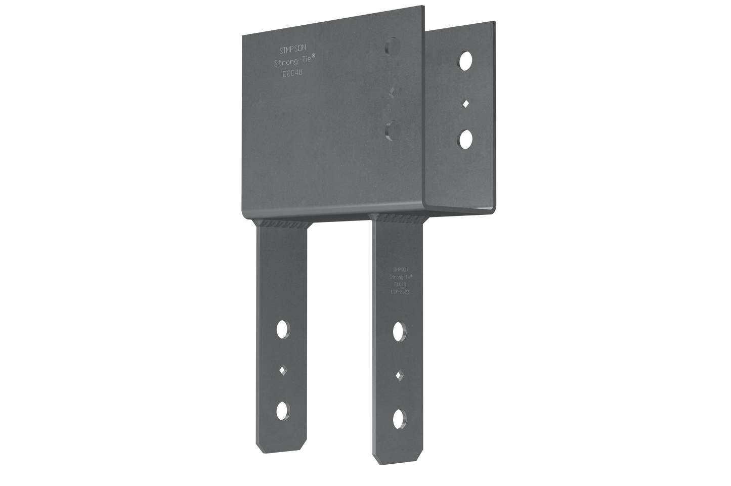 Simpson Strong-Tie ECC5 1/4-6 ECC End Column Cap for 5-1/8 in. Beam, 6x Post