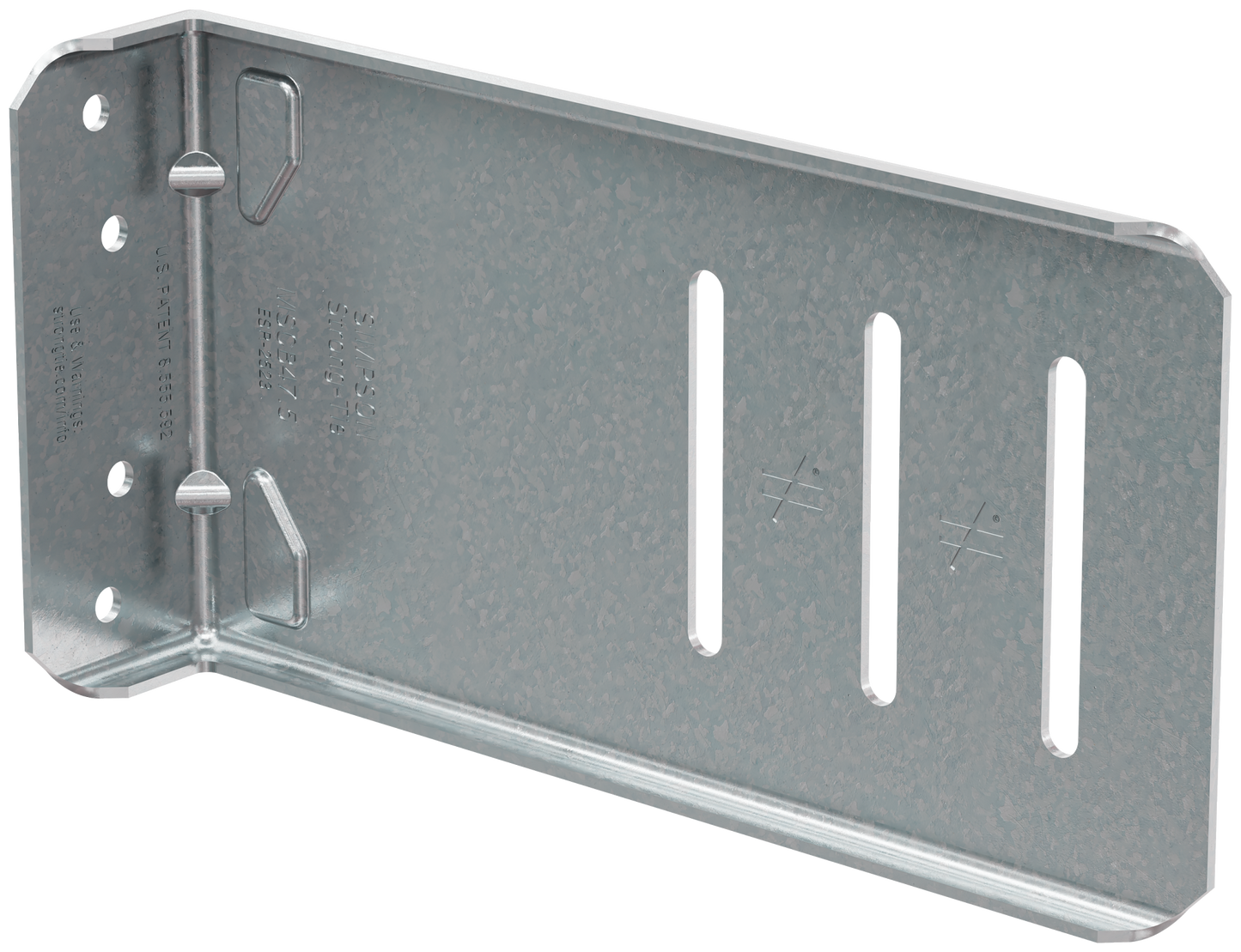 Simpson Strong-Tie MSCB47.5-KT MSCB™ 7-1/2 in. 14 ga. Bypass Framing Slide-Clip Connector w/ Screws (25-Qty)