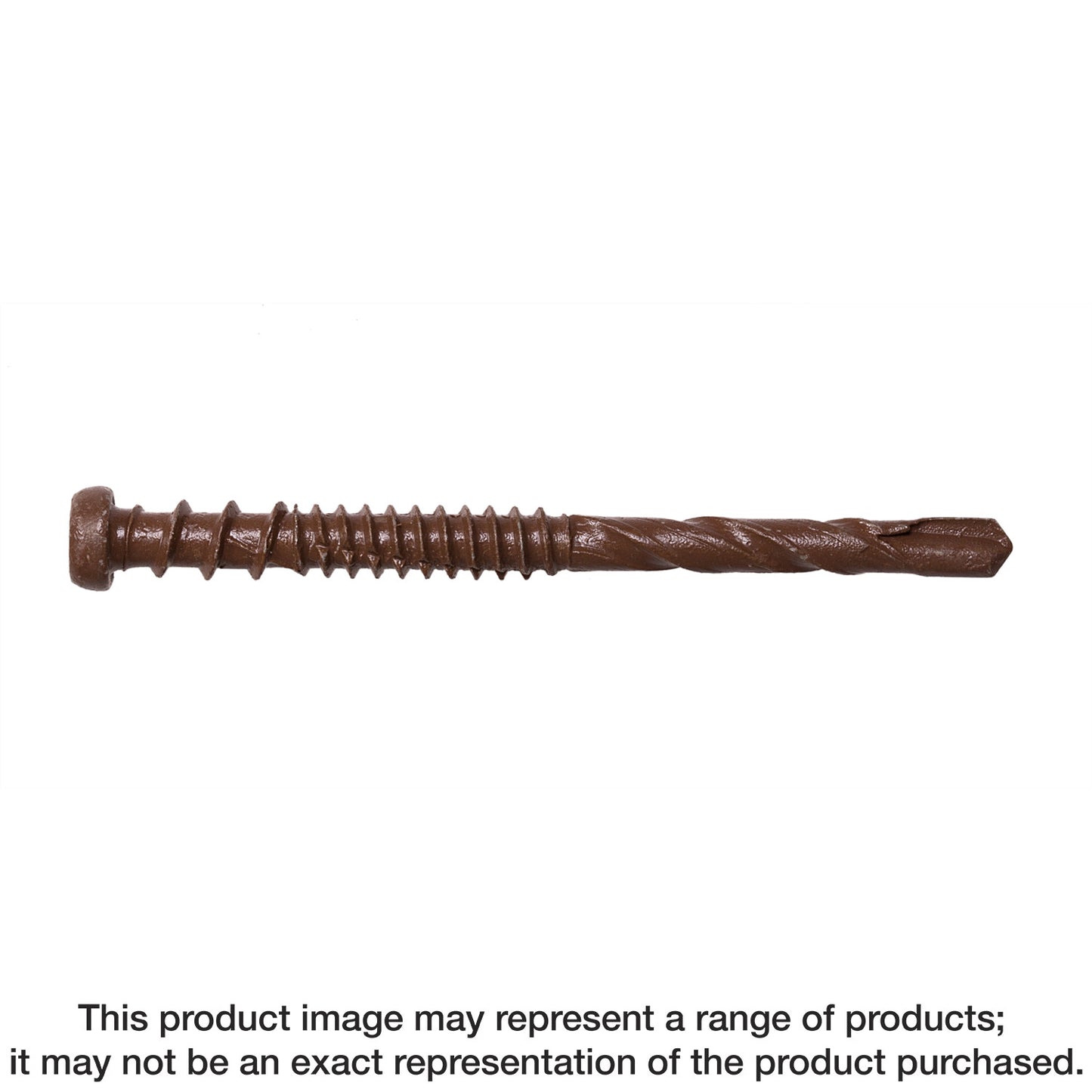 Simpson Strong-Tie DCSD238STN01 Deck-Drive™ DCSD COMPOSITE-TO-STEEL Screw (Collated) — #10 x 2-3/8 in. Quik Guard® Tan 01 (1000-Qty) (Pack of 100)