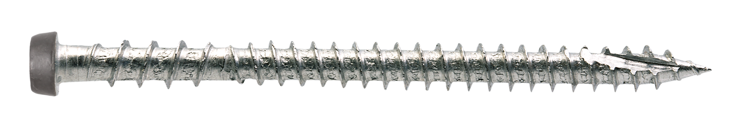 Simpson Strong-Tie DCU234P316GR04 Deck-Drive™ DCU COMPOSITE Screw — #10 x 2-3/4 in. T20, Type 316, Gray 04 (350-Qty)