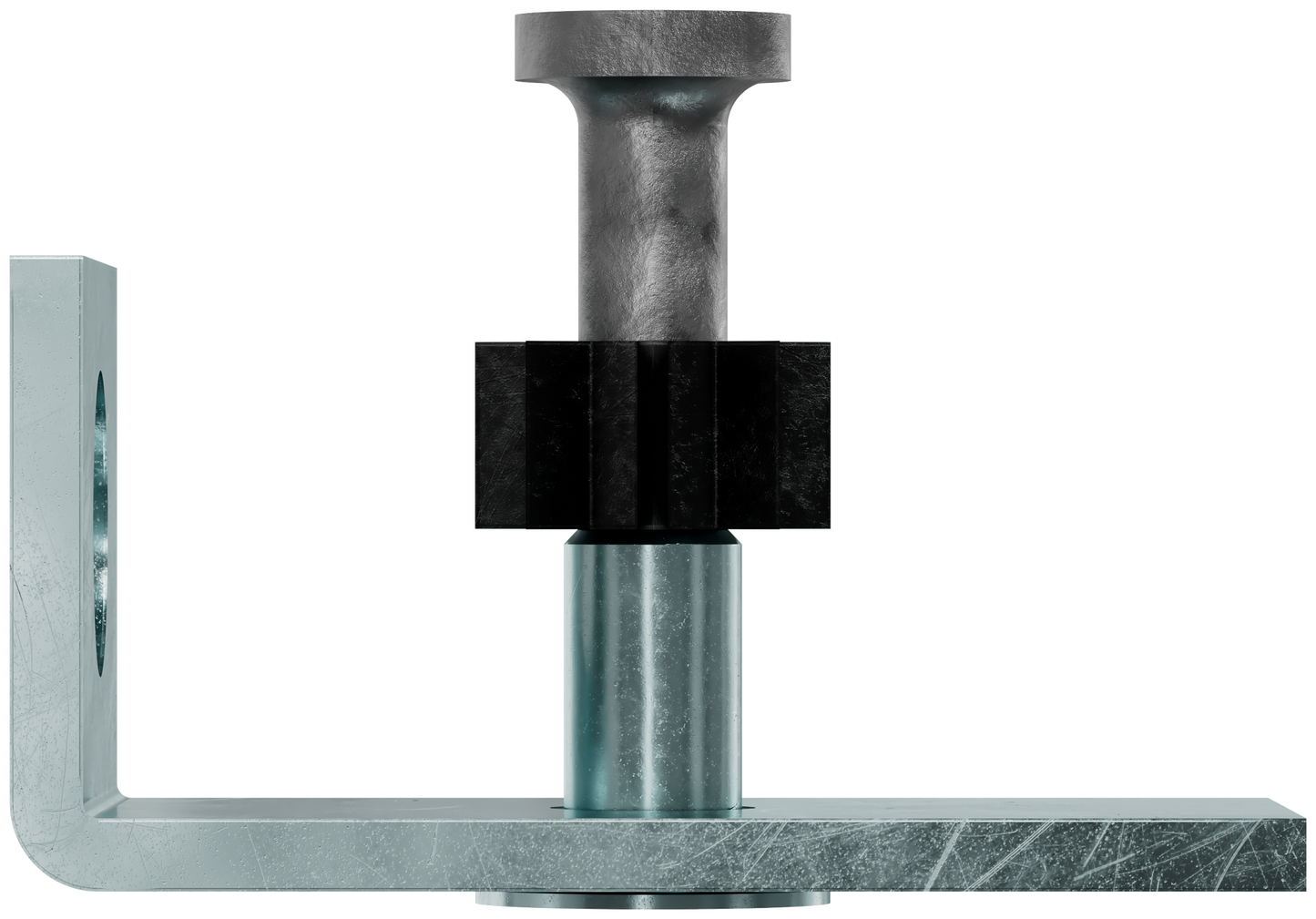 Simpson Strong-Tie PCLDPA-87 PCLDPA Powder-Actuated 90° Ceiling Clip with 7/8 in. Pin (100-Qty)