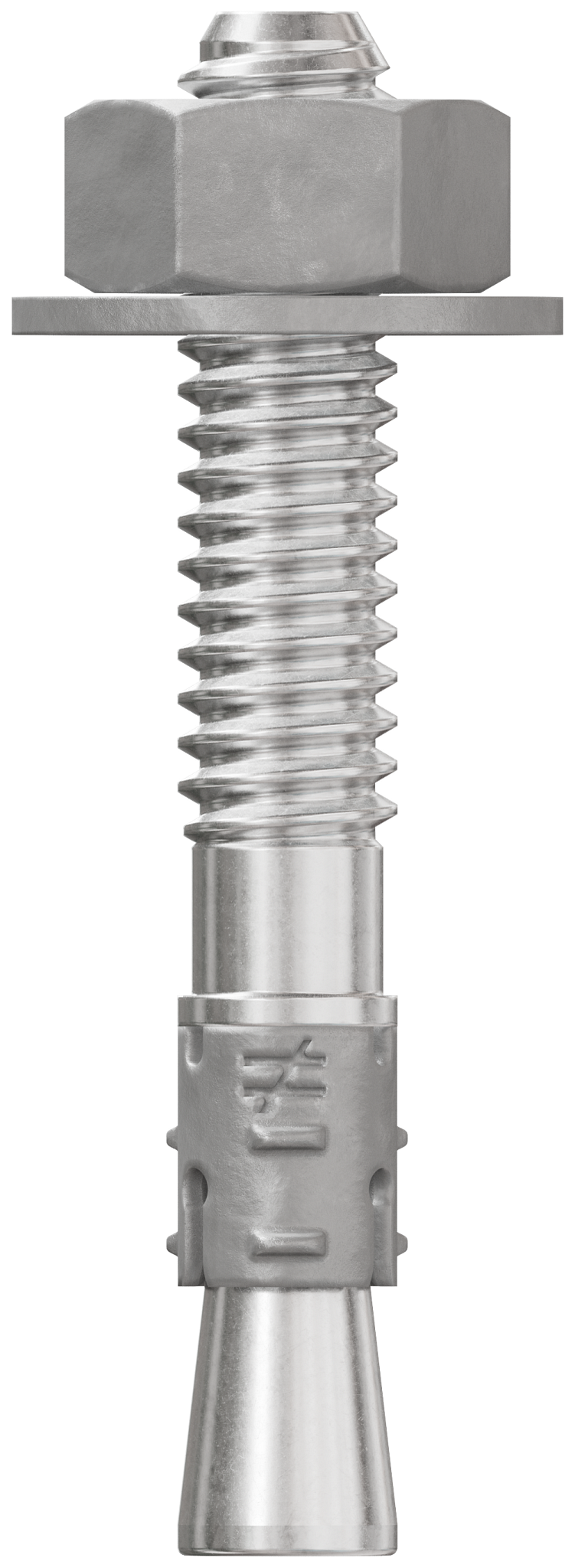 Simpson Strong-Tie STB2-25134S6F100 Strong-Bolt® 2 — 1/4 in. x 1-3/4 in. Type 316 Stainless-Steel Wedge Anchor, Fully Assembled (100-Qty) (Pack of 4)