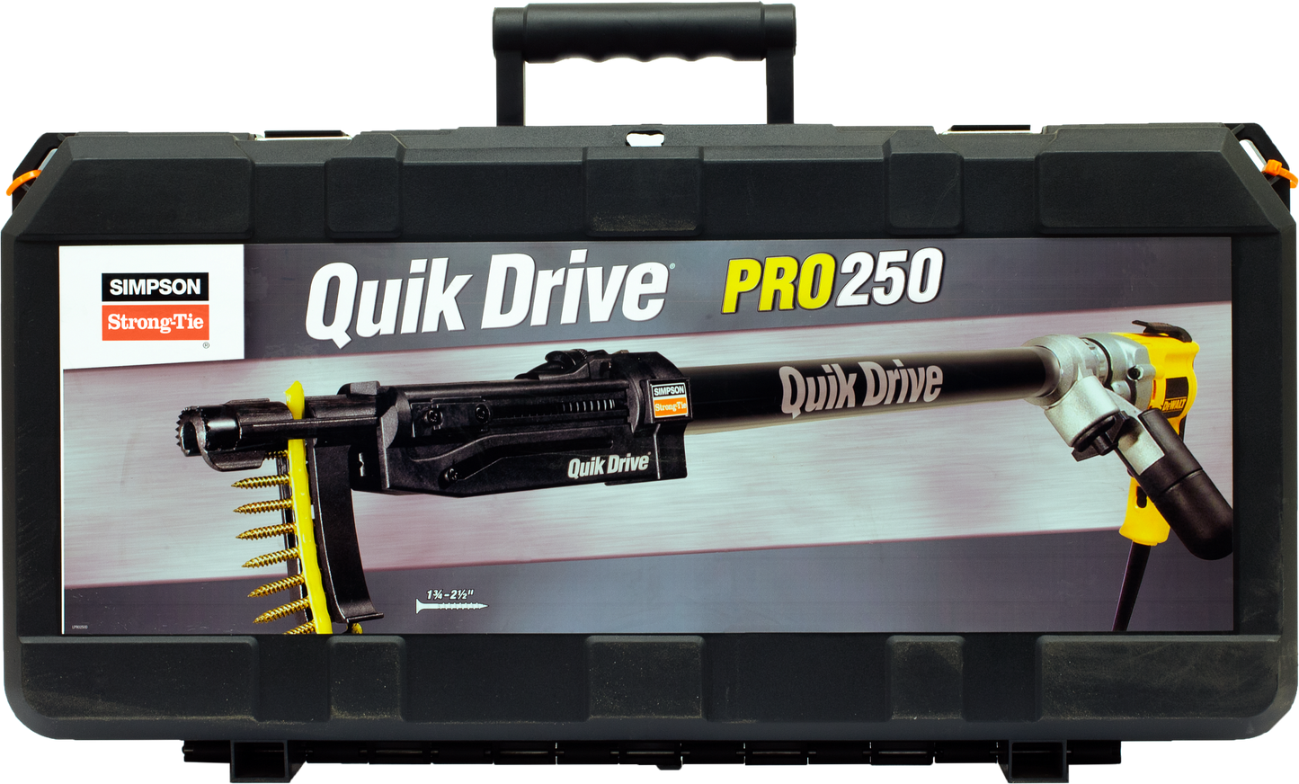 Simpson Strong-Tie PRO250G2D25K Quik Drive® PRO250G2 Subfloor System w/ DeWalt® 2500 RPM Screwdriver Motor