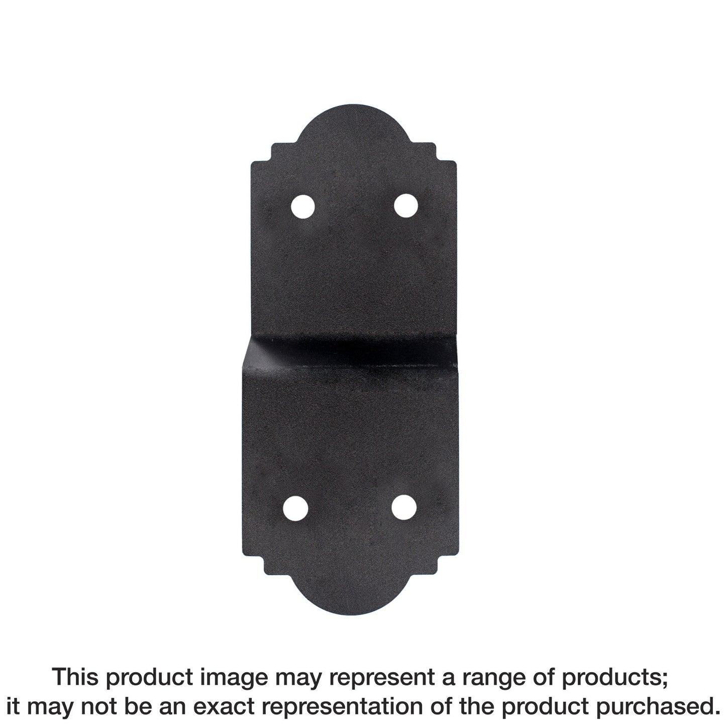 Simpson Strong-Tie APDJT2-6 Outdoor Accents® Mission Collection® 5 in. ZMAX®, Black Powder-Coated Deck Joist Tie for 2x