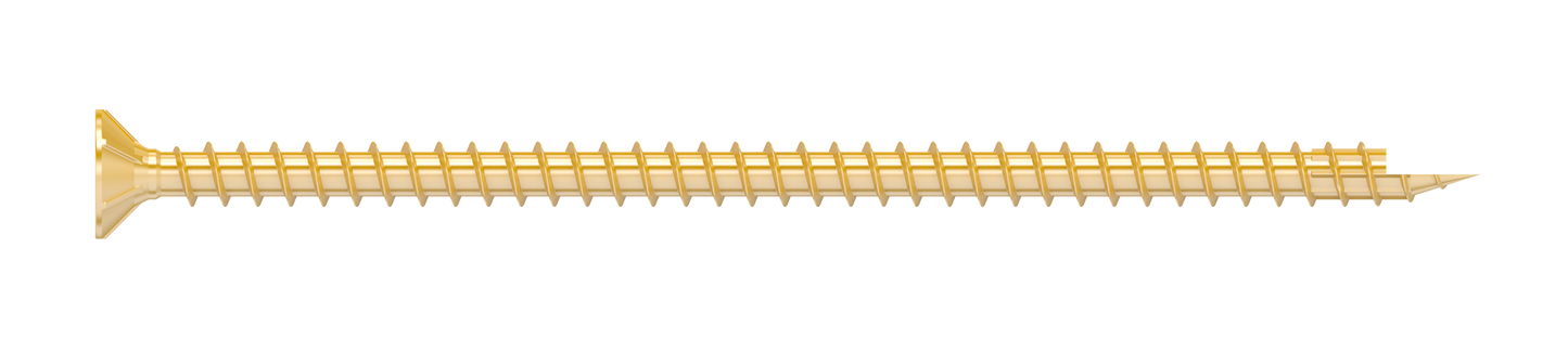 Simpson Strong-Tie SDCF22614 Strong-Drive® SDCF TIMBER-CF Screw — 0.315 in. x 6-1/4 in. T40, Yellow Zinc (250-Qty) (Pack of 39)