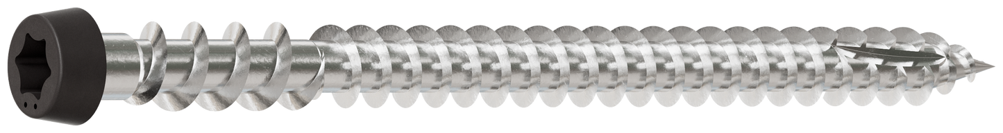 Simpson Strong-Tie DCU234P305GR04 Deck-Drive™ DCU COMPOSITE Screw — #10 x 2-3/4 in. T20, Type 305, Gray 04 (350-Qty) (Pack of 6)