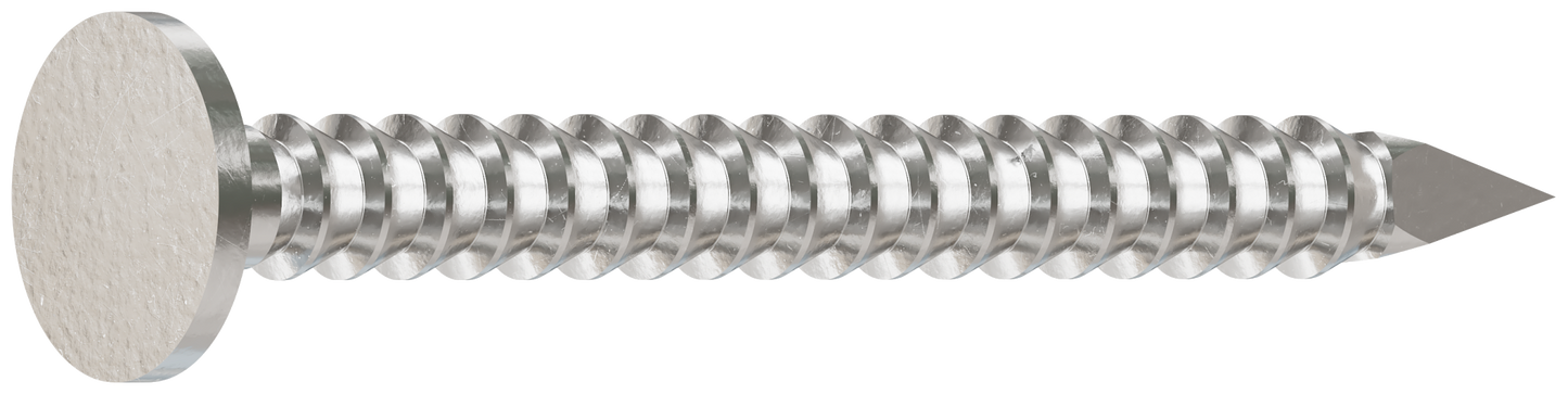 Simpson Strong-Tie S2HACN1 Common Nail, Annular Ring Shank — 1-in. x .083-in. Type 304 Stainless Steel (1 lb.) (Pack of 800)