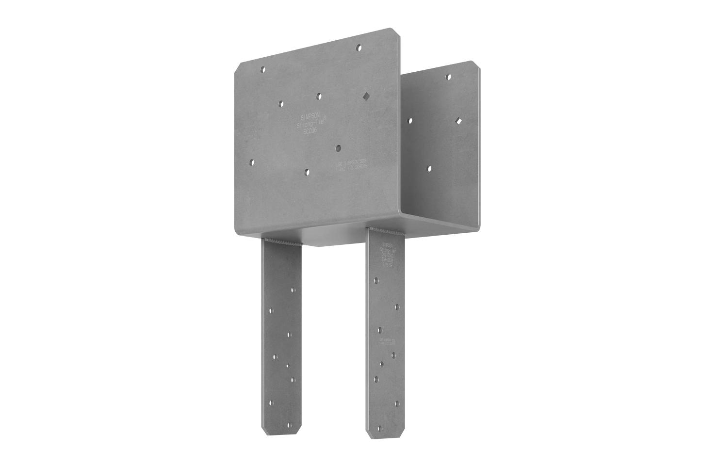 Simpson Strong-Tie ECCQ64HDG-SDS ECCQ™ HDG End Column Cap for 6x Beam, 4x Post, with Strong-Drive® SDS Screws