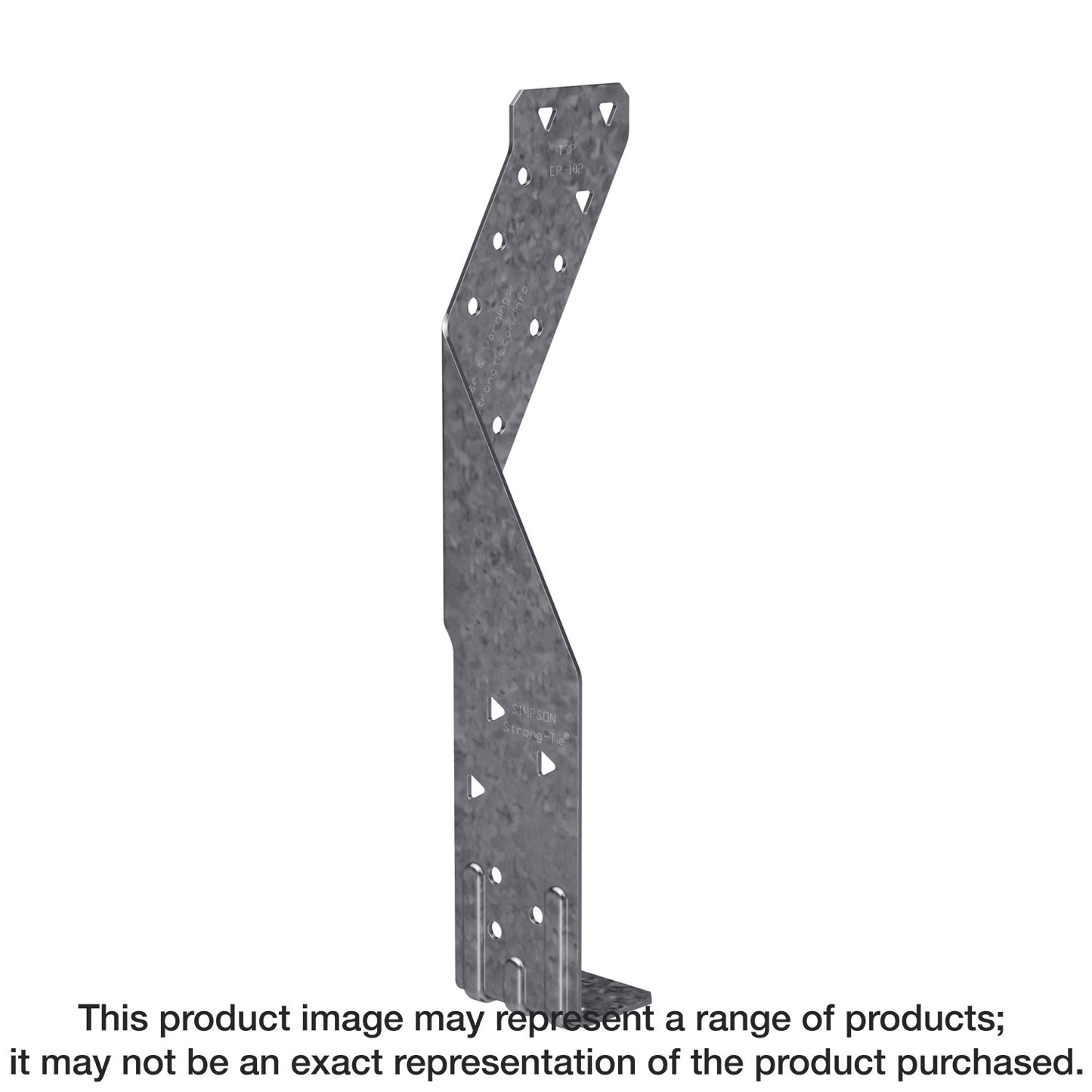 Simpson Strong-Tie TSP TSP 16-Gauge Galvanized Stud-Plate Tie