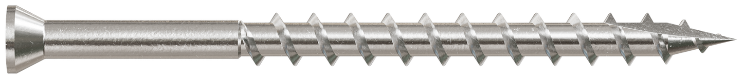 Simpson Strong-Tie T08250FT1 Trim-Head Screw, 6-Lobe Drive — #8 x 2-1/2 in. T-15 Type 316 (1 lb.) (Pack of 800)