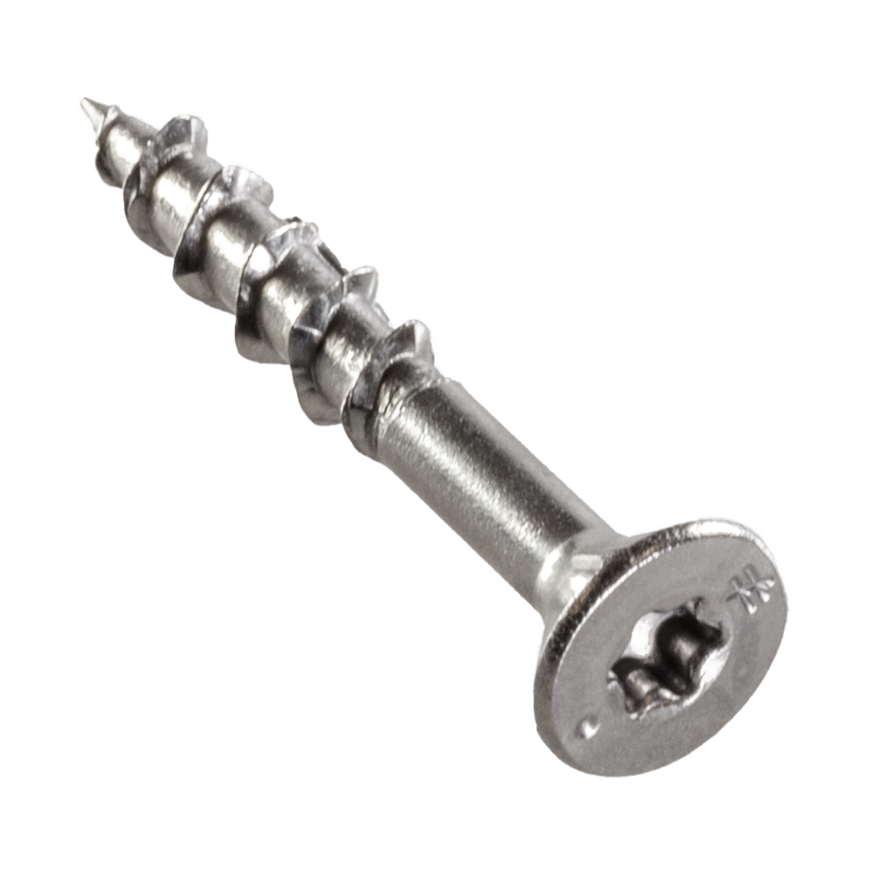 Simpson Strong-Tie T08125WP1 Deck-Drive™ DWP WOOD SS Screw — #8 x 1-1/4 in. T-20, Flat Head, Type 316 (1 lb.) (Pack of 10)