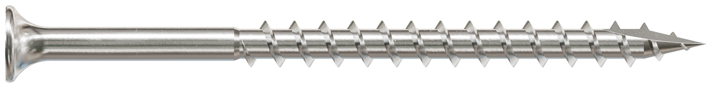 Simpson Strong-Tie T10300DT1 Bugle-Head Wood Screw, 6-Lobe Drive — #10 x 3-in. T25, Type 316 (1 lb.)