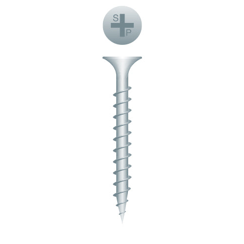 830CD - Strong-Point Phillips Bugle Head, Coarse Thread, Dacrotized Coated, 8 x 3, Box of 2,000