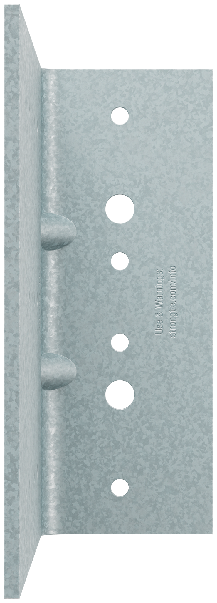 Simpson Strong-Tie FC82-5/118-R25 FC 2 in. x 8 in. x 5 in. 10-Gauge Bypass Framing Fixed-Clip Connector (Qty-25)
