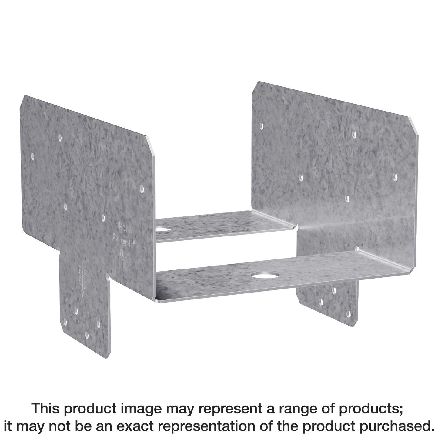 Simpson Strong-Tie PC6RZ PCZ® ZMAX® Galvanized Post Cap for 6x Rough (Pack of 10)