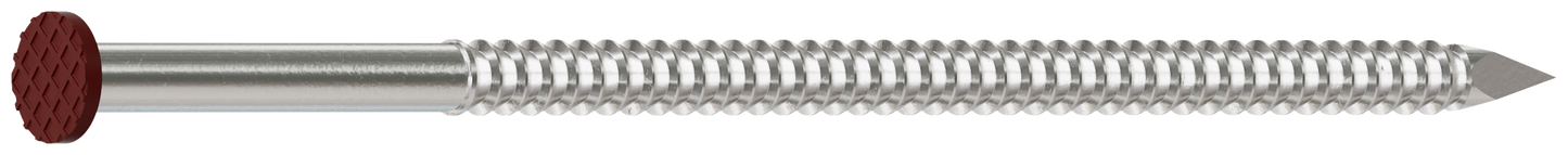 Simpson Strong-Tie S10SNDR1 Painted Siding Nail — 3 in. x .113 in. Type 304 Stainless Steel, Redwood (1 lb.)