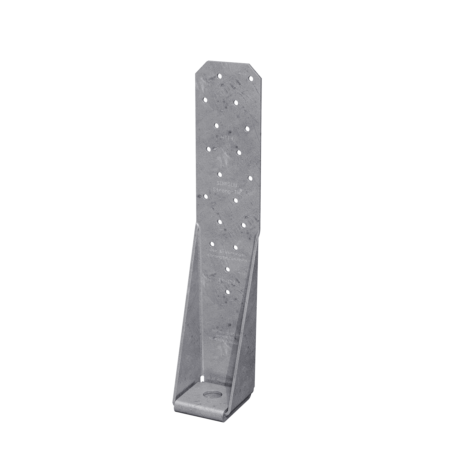 Simpson HTT4 HTT 12-3/8" 11-Gauge Galvanized Heavy Tension Tie