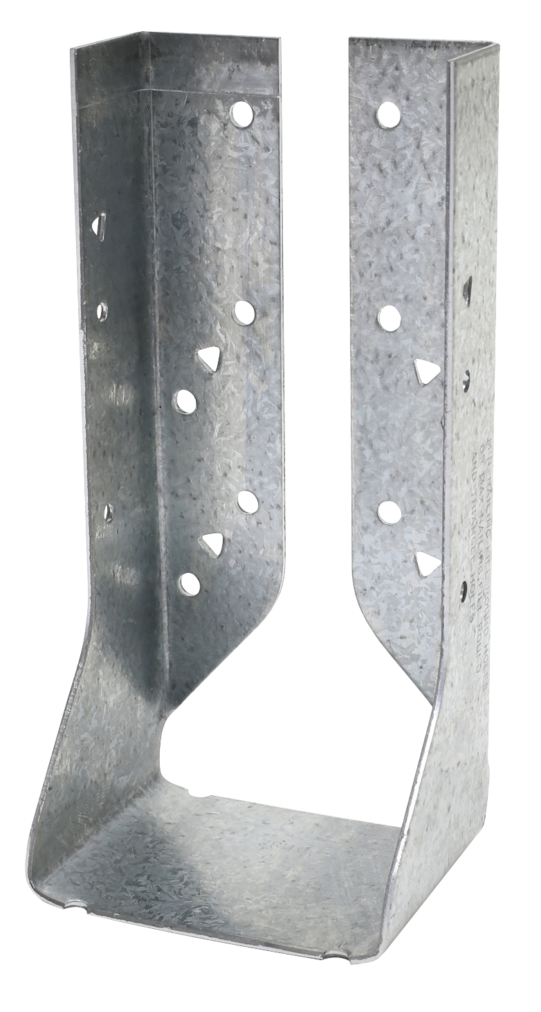 Simpson Strong-Tie HUC28-2 HUC Galvanized Face-Mount Concealed-Flange Joist Hanger for Double 2x8