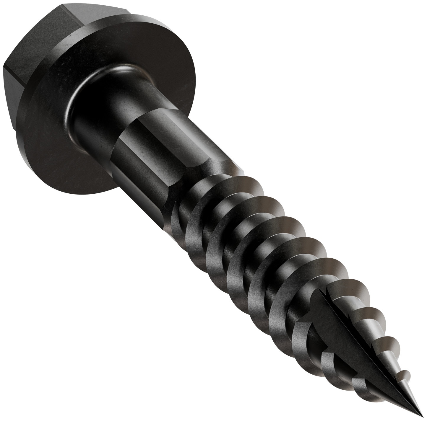 Simpson Strong-Tie SDS25112DBBR25 Outdoor Accents® Heavy-Duty Connector Screw — 1/4 in. x 1-1/2 in. DB Coating, Black (25-Qty) (Pack of 1125)