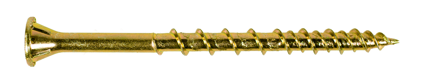 Simpson Strong-Tie WSV212S Strong-Drive® WSV SUBFLOOR Screw (Collated) — #9 x 2-1/2 in. T25, Yellow Zinc (1500-Qty) (Pack of 100)