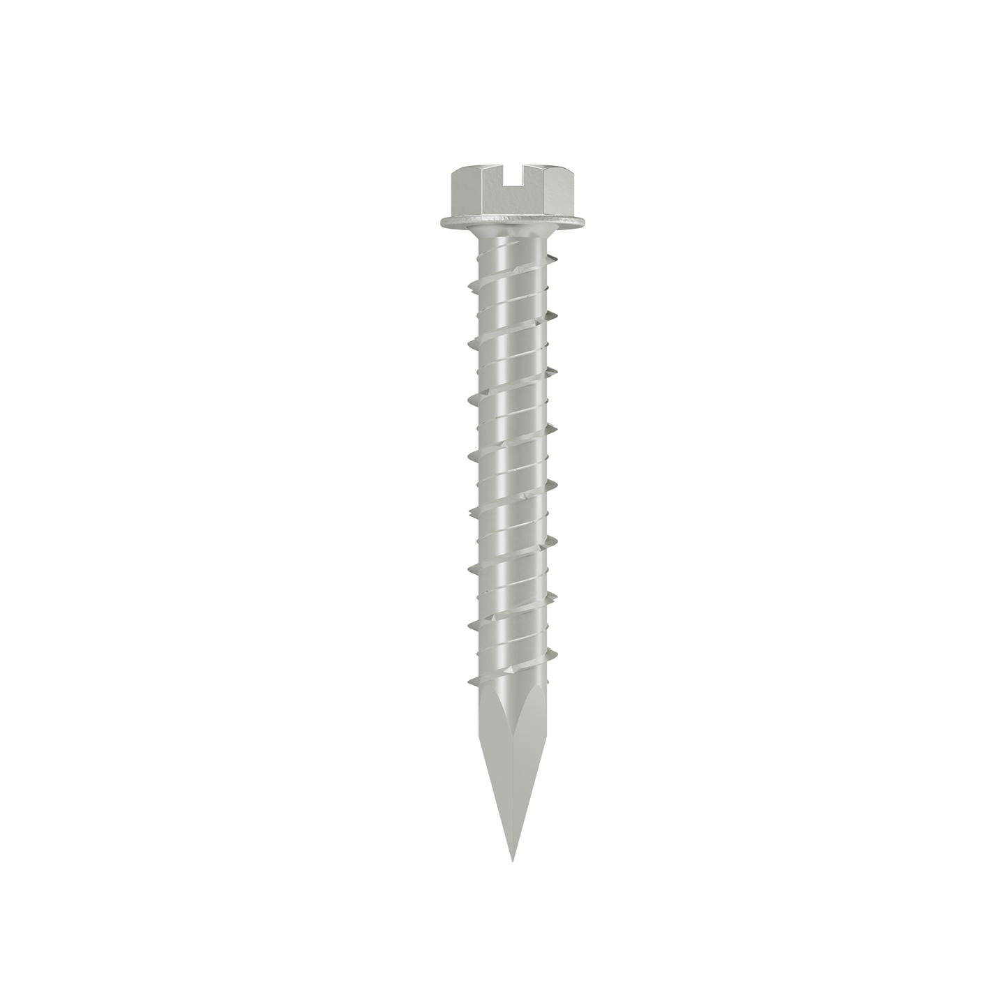 Simpson Strong-Tie TTN25134HSS Titen® 1/4 in. x 1-3/4 in. Hex-Head Stainless-Steel Concrete and Masonry Screw (100-Qty) (Pack of 5)