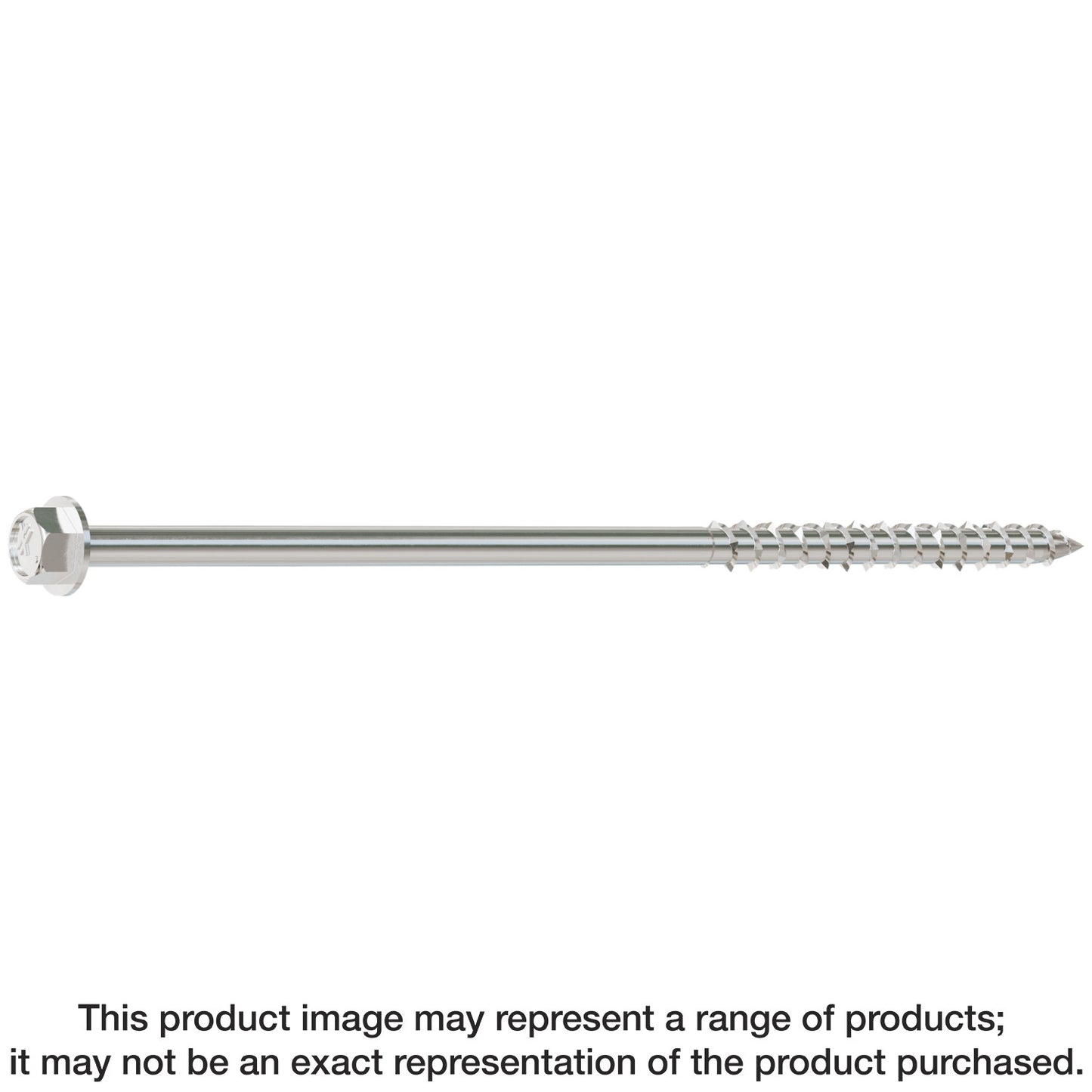 Simpson Strong-Tie SDWH19600SS-5 Strong-Drive® SDWH™ TIMBER-HEX SS Screw — 0.185 in. x 6 in. 5/16 Hex, Type 316 (5-Qty) (Pack of 960)