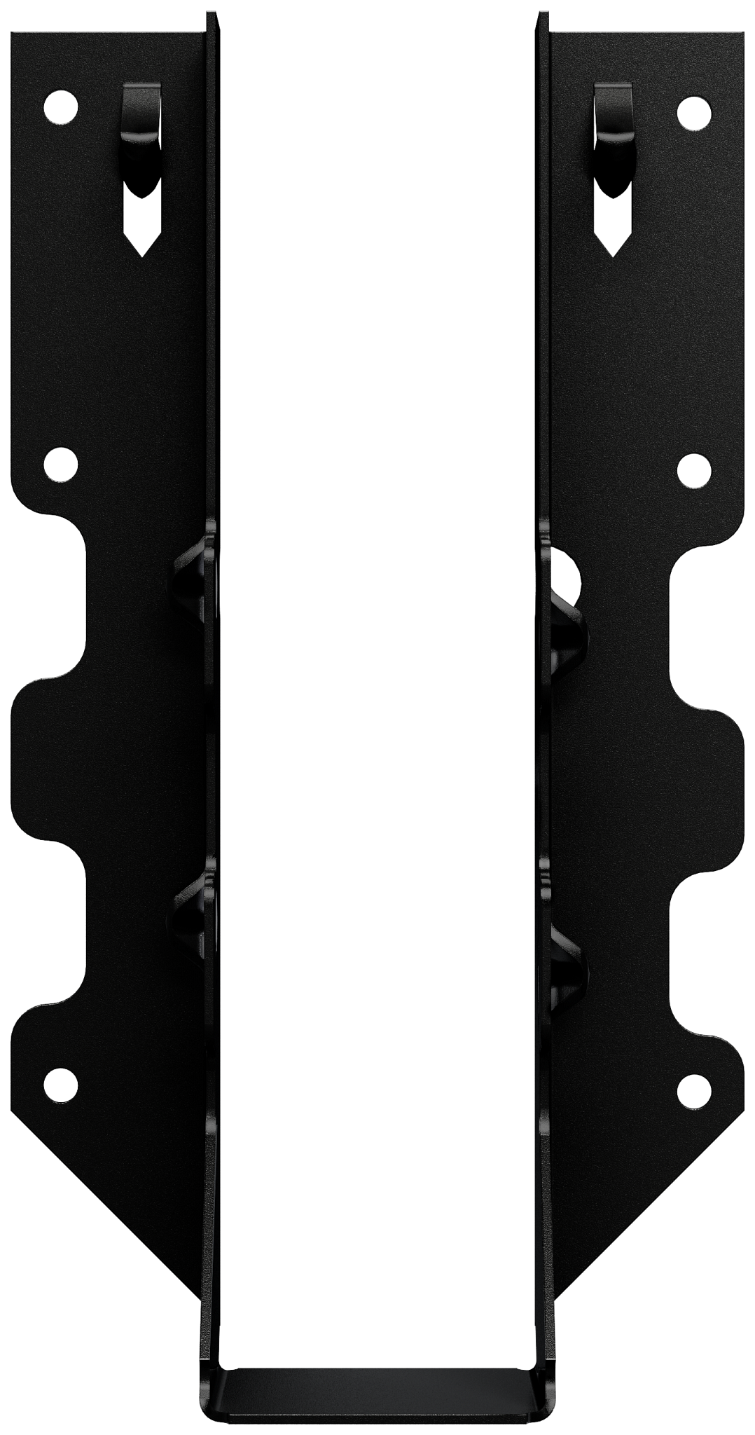 Simpson Strong-Tie LUS28PC Outdoor Accents® LUSPC ZMAX®, Black Powder-Coated Face-Mount Joist Hanger for 2x8 (Pack of 504)