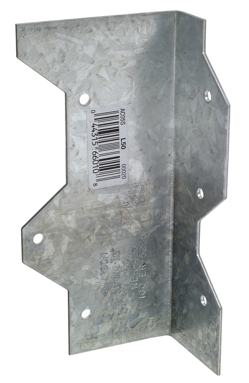 Simpson Strong-Tie L50 5 in. 16-Gauge Galvanized Reinforcing L Angle (Pack of 100)
