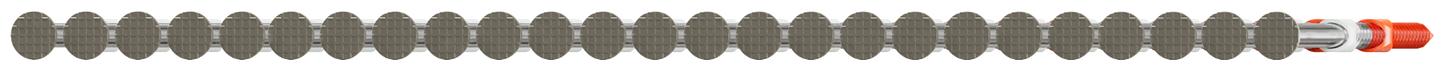 Simpson Strong-Tie S11A237KJG 20–22° Plastic Strip, Casing Head, Ring-Shank Nail — 2-3/8 in. x 11 ga. Gray (1000-Qty)