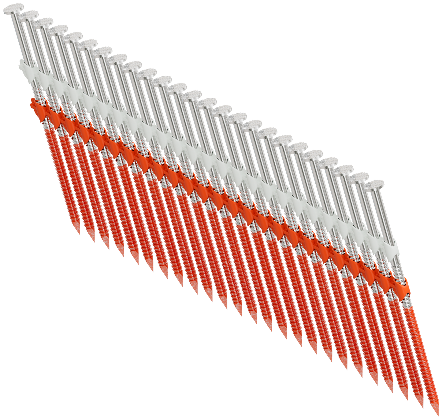 Simpson Strong-Tie S11A325CNB 20°–22° Plastic Strip, Full Round Head, Ring-Shank Nail — 3-1/4 in. x 0.120 in. Type 304 (4000-Qty) (Pack of 80)