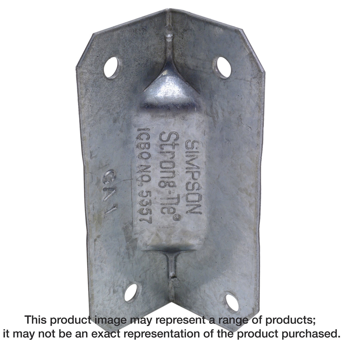 Simpson Strong-Tie GA1 GA 2-3/4 in. 18-Gauge Galvanized Gusset Angle (Pack of 100)