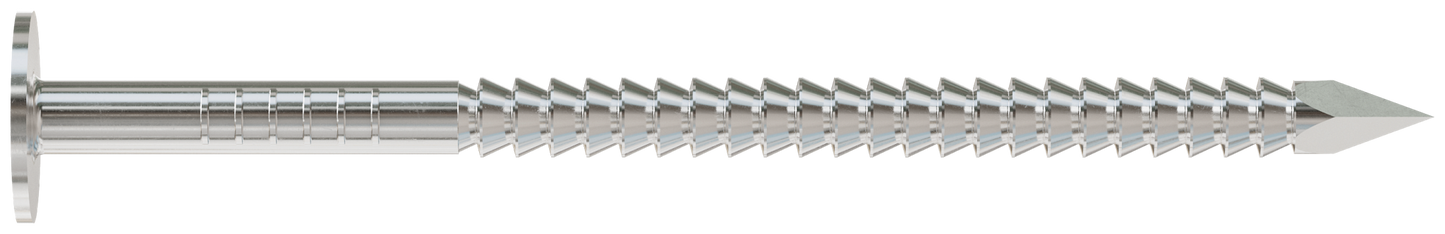 Simpson Strong-Tie S810ARN5 Roofing Nail, Annular Ring Shank — 2-1/2-in. x .131-in. Type 304 Stainless Steel (5 lb.) (Pack of 300)
