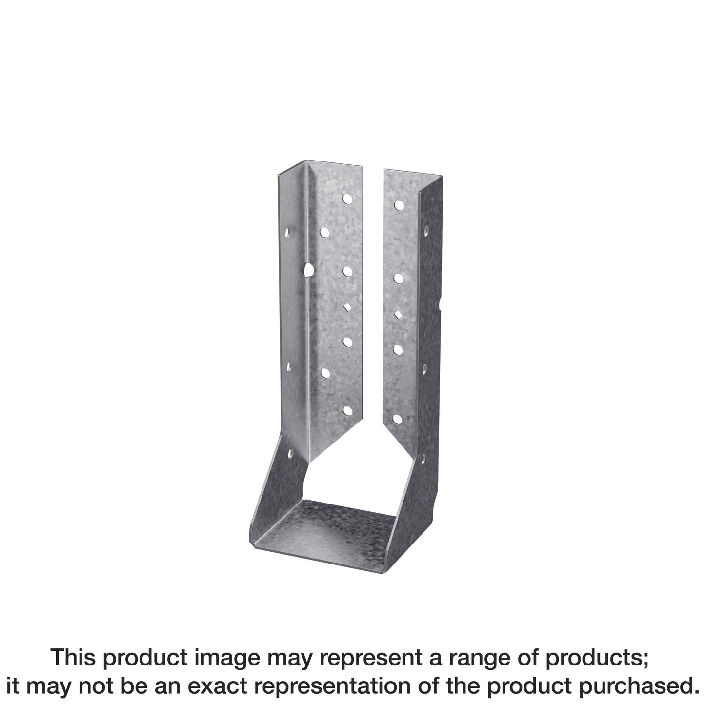 Simpson Strong-Tie HUCQ410Z-SDSG HUCQ ZMAX® Galvanized Heavy Face-Mount Concealed-Flange Joist Hanger for 4x10 w/ Screws (Pack of 15)