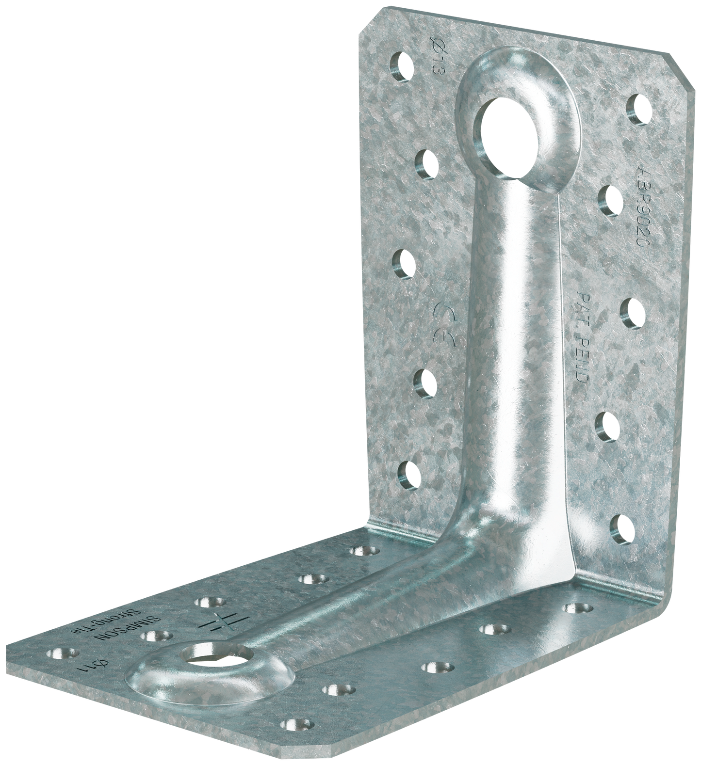 Simpson Strong-Tie ABR9020 ABR 3-7/16 in. x 2-9/16 in. Angle Bracket for Cross-Laminated Timber (Pack of 4500)