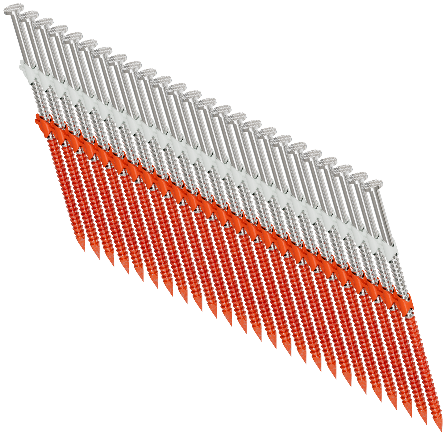 Simpson Strong-Tie S10A350CNB 20°–22° Plastic Strip, Full Round Head, Ring-Shank Nail — 3-1/2 in. x .131 in. Type 304 (4000-Qty) (Pack of 80)