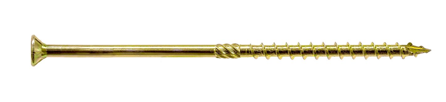 Simpson Strong-Tie SDCP22700 Strong-Drive® SDCP TIMBER-CP Screw — 0.315-in. x 7-in. T40, Yellow Zinc (250-Qty)