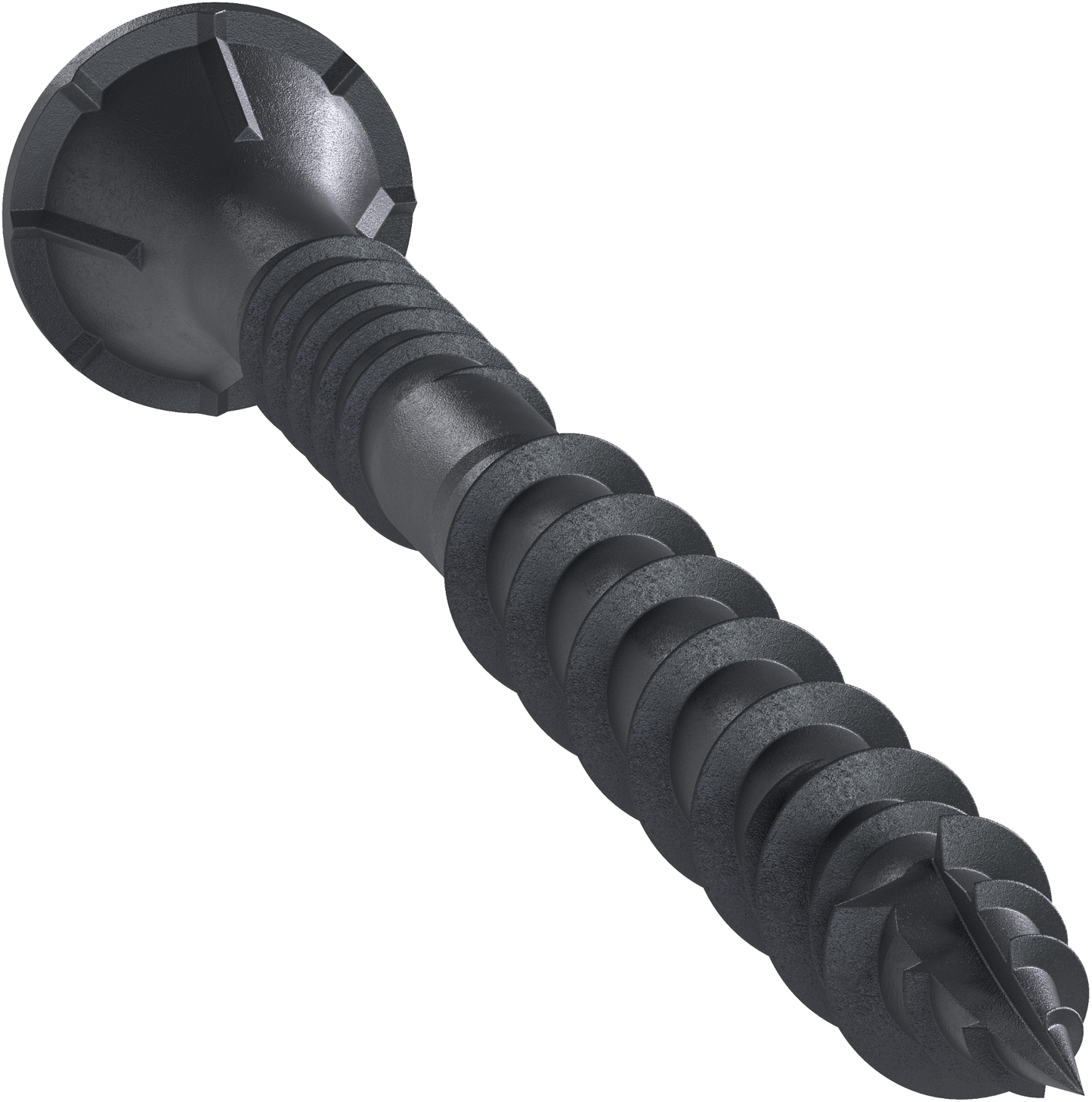 Simpson Strong-Tie DSVBK212R240 Deck-Drive™ DSV WOOD Screw — #10 x 2-1/2 in. T25, Flat Head, Quik Guard®, Black (240-Qty) (Pack of 396)