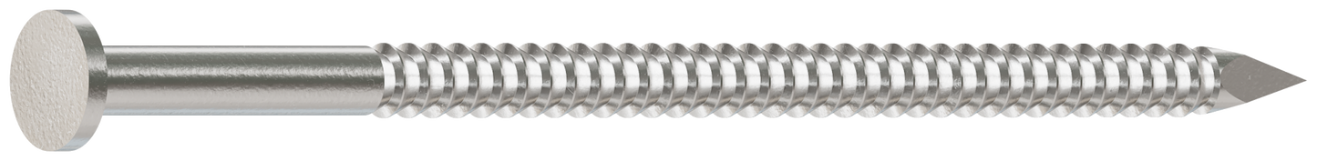 Simpson Strong-Tie S12ACN1 Common Nail, Annular Ring Shank — 3-1/4-in. x .148-in. Type 304 Stainless Steel (1 lb.) (Pack of 10)