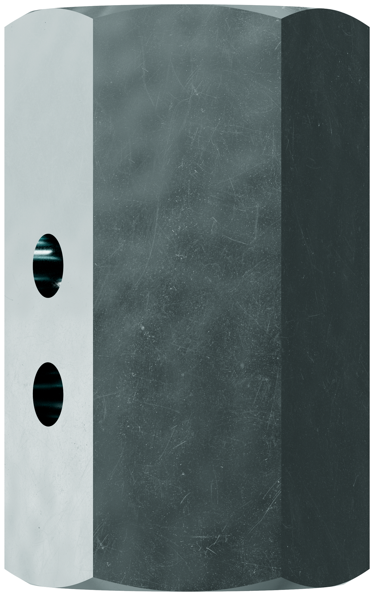 Simpson Strong-Tie CNW7/8-5/8 CNW 7/8 in. to 5/8 in. Coupler Nut with Witness® Hole